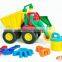 New item beach toys truck with bucket hands mold car beach toy