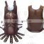 BROWN LEATHER MUSCLE ARMOR CUIRASS - GREEK MUSCLE ARMOUR LEATHER - COLLECTIBLE HALLOWEEN COSTUME