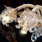 Crystal Living Room Wall Sconces .Crystal wall lamp .K9 crystal wall light with 2 arms
