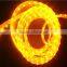 Yellow color side emitting IP67 waterproof outdoor smd 335 led flexible strip light 12V with 60led/m