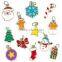 Christmas Cookie Charms Funky Shape Christmas Charms Small Winter Slide Charms