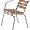 Trade assurance aluminum wood chairs AT-6003 1311B