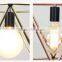 metal in copper or brass finish bird's nest pendant lamp