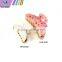 Women New Flower Print Plastic Hair claw