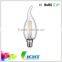 LC-F001A Hot-selling 2015 Beautiful Vintage Transparent C37 2W Glass Filament Led Bulb