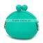 2016 Bulk cheap promotional plastic silicone unique coin purse
