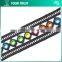 10MM Colorful Flat Grommet White Polyester Lace Metal EyeletTrimming