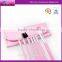 wholesale synthetic hair 7pcs makeup brush set with pouch