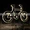 Bicycle Crystal Pendant Lamp 36W 240V Metal Pendant Light for Home