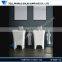 Simple design white solid surface wash basin / wall mount wash basin for toilet