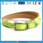 Handmade Retro Cool Leather belt with classical causal buckle