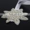 Belts Head and Hand Accessory Crystal Flower Shape Rhinestone Bridal Sash R8025