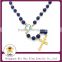 Easter Holiday Keepsake Gift Handmade Fashion Stainless Steel Religious 8MM Stone Beads Our Lady Of Virgin Mary Prayer Necklace