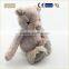 2016 New design Plush bear toy beautiful purple color plush teddy bear toy