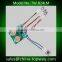 Button cell power flashing led module