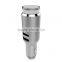 Dual Port Car Charger With Bluetooth Earbuds, Metal Car Charger