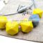 Yellow&gray hexagon silicone teething beads necklace copper beads baltic amber teething necklace Discount Price TN021