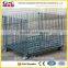 Zinc Plated Warehouse Storage Collapsible Wire Container