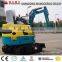 Excavator mini model 0.8 ton Rubber tire excavators mini