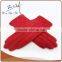 2016 NEW Design Cherry Color Thin Suede Cycling Gloves For Girls