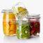1500ml 2200ml Clear Kitchen Food Storage Airtight Seal Lock Lid Jar/glass Jar With Metal Clip