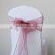 organza ruffle sash red satin sashes chair sash ruffle