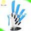 Hygienic rustproof and sharper than steel ceramic kitchen knife set with chef utility fruit paring ceramic knives, bonus peeler