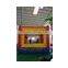 Cheap inflatable rainbow bouncer castle for kids and adult