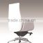 2016 hotsale high back confortable chair soft PU with aluminum fixed five star base
