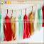 Red tissue paper tassel by manufacture new design