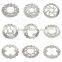 220mm atv parts rear brake disc rotor