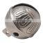 Sleigh bell with leather strap handing on the door for christmas decoration