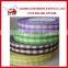 wholesale colorful Cheched ribbon roll for gift packing