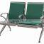 PU cushions stainless steel row chairs for airport