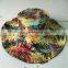 Custom High Quality Print Falbala Bucket Hat Wholesale bucket hat,fashion bucket hat for woman,cotton bucket cap