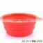 Wholesale 6 Colors Pet Product FoldING Portable Dog Bowl