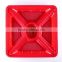 SM1-3109Red 5 Compartment Japanese restaurant environmental sushi plastic platters disposable