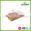Factory price glass cheese dome with bamboo board set, cheese dome with knife wholesae