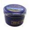 CMYK round black tin containers for black tea gift package