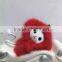 wholesale colorful little monkey mink fur key chain