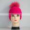 Hot selling fashion winter real fur hat for young lady