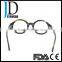Fashionable Retro Round Buffalo Horn Eyewear Custom Logo Buffalo Horn Eyeglasses