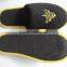 2015new design hotel guest anti-skidding black coral fleece slipper