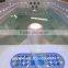 CE certification 4 meter long mini swimming pool with waterfall