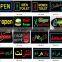 Aluminium alloy + PMMA colorful led epoxy sign