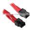 PCI Express 6 Pin PCIe Connector 6 Wire GPU Extension Cable (45cm, Red / Black)