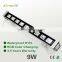 9w dmx rgb led rotating wall washer lamp with ip65