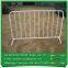 Guangzhou factory used metal road safety barrier powder coated yellow pedestrian safety barrier