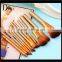 Flat top cosmetic long handle foundation makeup brush