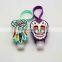 Folk art Silicone hand sanitizer holder with fashion design
